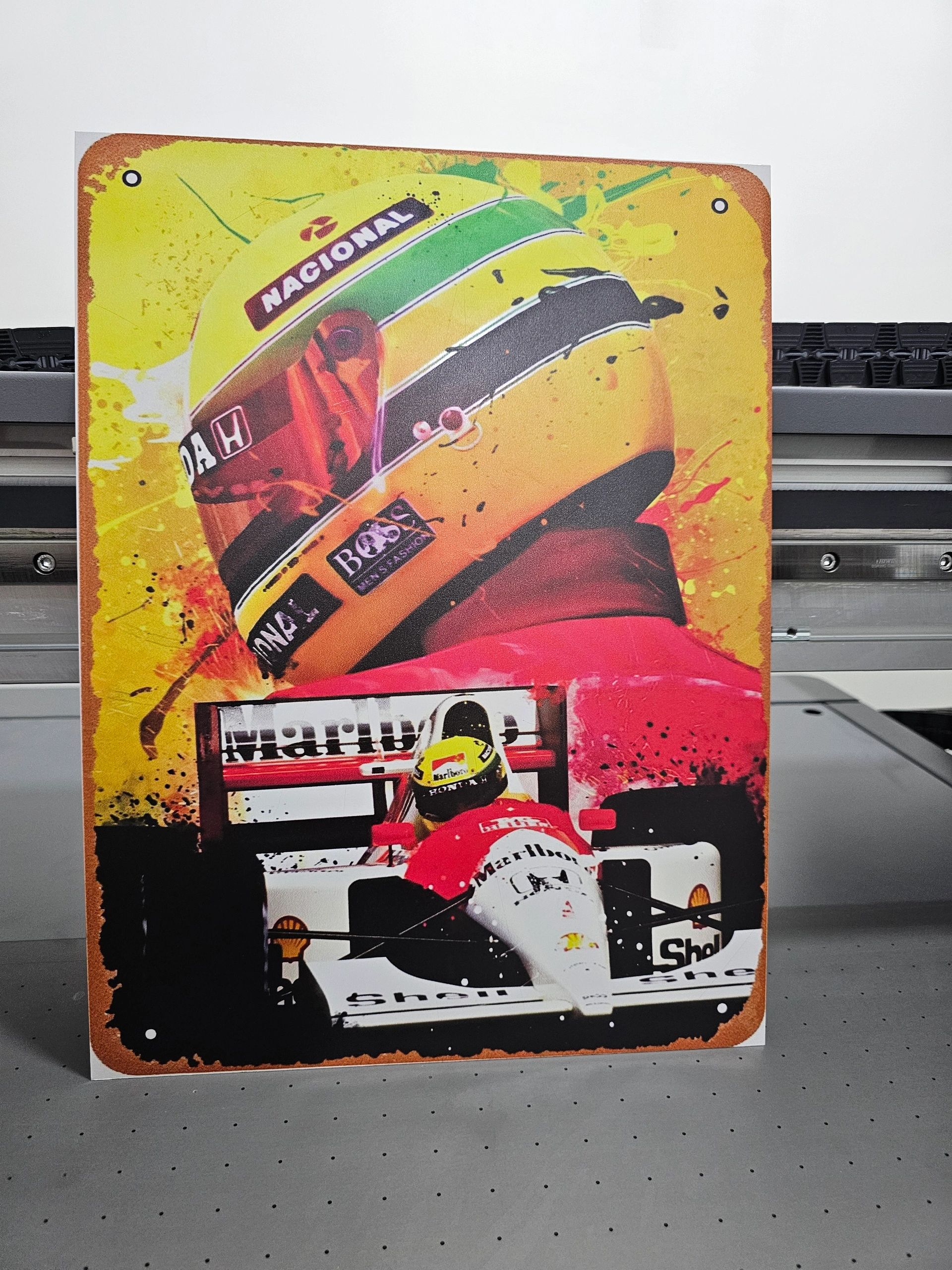 Lámina decorativa Formula 1 vintage