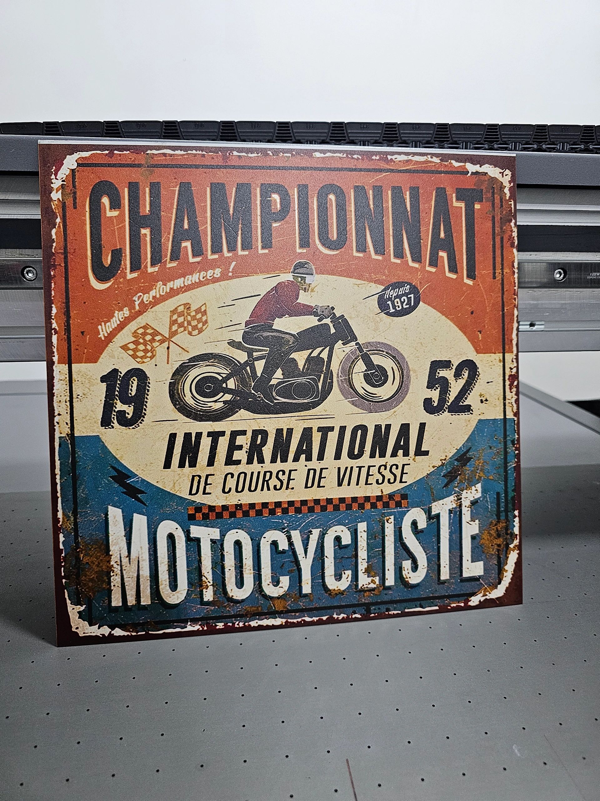 Lámina Championnat motociclismo 1952