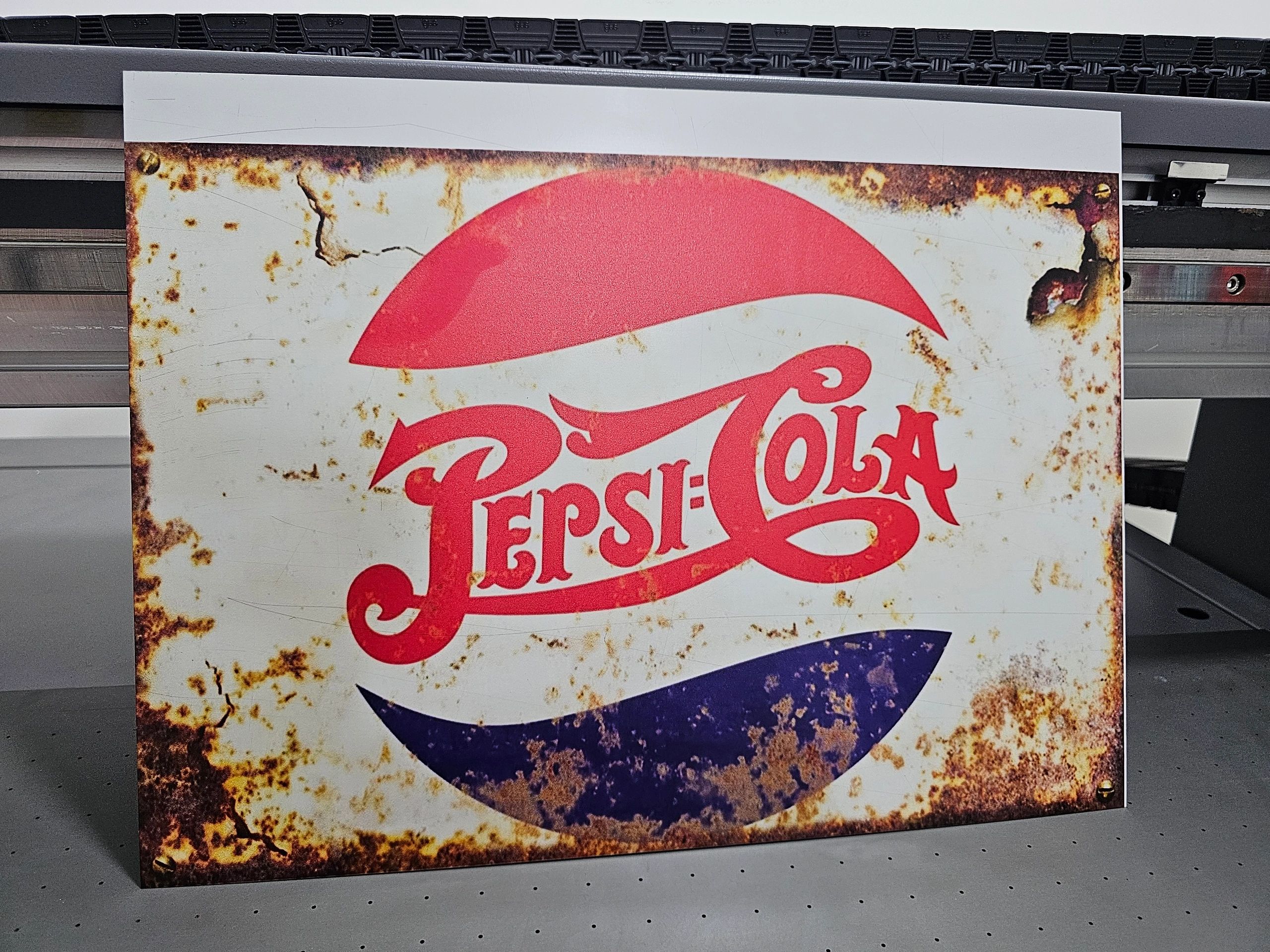 Lámina decorativa Pepsi-Cola vintage