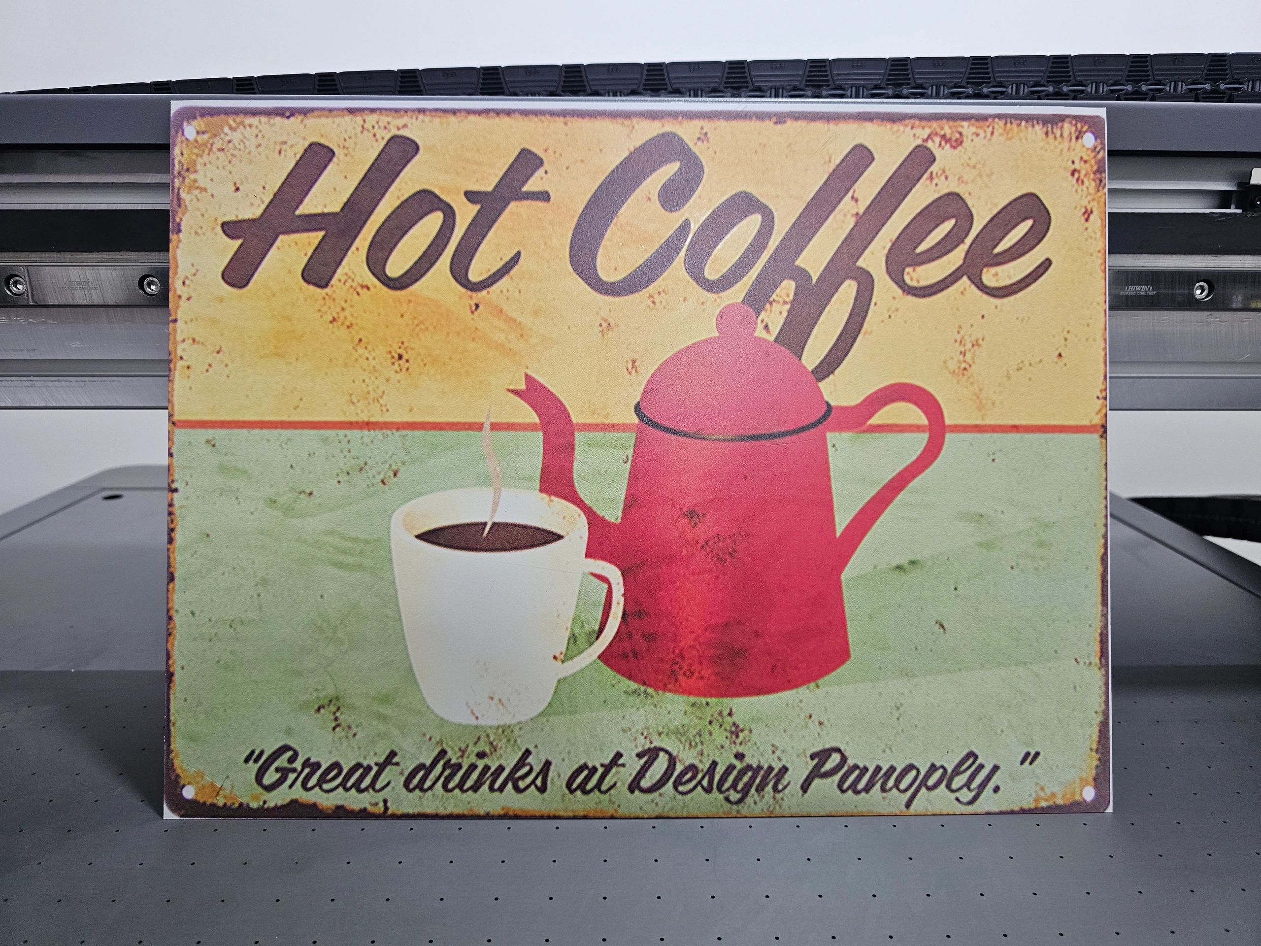Lámina Hot Coffee vintage